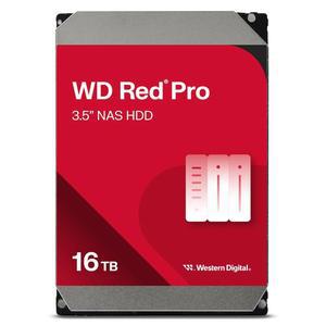 웨스턴 디지털 16TB WD 레드 프로 NAS 내장 하드 드라이브 HDD - 7200RPM, SATA 6Gb/s, CMR, 512MB 캐시, 3.5인치 WD161KFGX