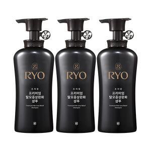 려 초의방 프리미엄 탈모증상완화 샴푸 490ml, 3개