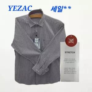 [예작]구김없는 스트라이프 일반핏(루미) 코튼폴리 스판셔츠 캐주얼남방 YJ4FBR113WI