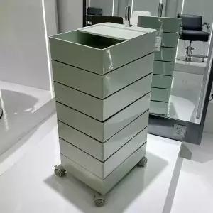 이동식 카트 컨테이너 서랍 수납장 360도 회전 트롤리 다기능 수납함 정리함