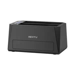 넥스트유 크발소 2베이 SSD HDD 하드 도킹스테이션 하드카피 복사기