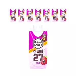 닥터유프로 단백질드링크 딸기 250ml, 8개