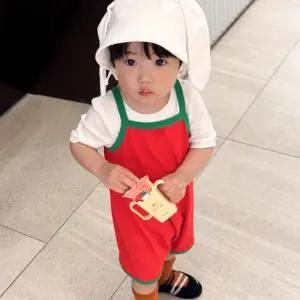 [슈슈페] 아기 유아 여름 키즈바지 롬퍼 멜빵바지