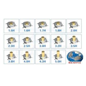 20Pcs SMD 4x4x1.5MM 4X4X1.51.61.71.82.02.32.53.03.23.53.84.04.35MM 촉각 택트 푸시 버튼 마이크로 스위