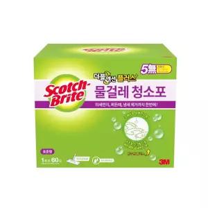 3M 더블액션 플러스 물걸레 청소포 표준형 60매