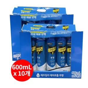 에프킬라 에어졸 무향 대용량 600ml 3개 5개 10개입 /무향/미끌거림무/여름모기/퇴치제/스프레이타입
