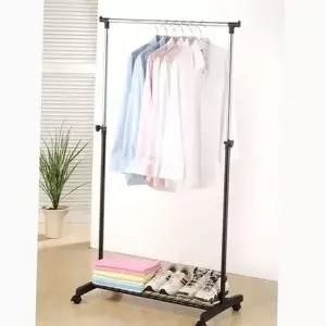 [하프클럽/]수납 이동식 행거 조립식 선반 행거 스탠딩 옷걸이 원룸 좁은