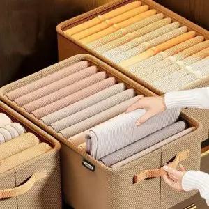 [하프클럽/]접이식 옷 정리함 이동식 수납 정리함 리빙박스 다용도 수납함