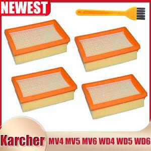 karcher 호환 MV4 MV5 MV6 WD4 WD5 WD6 습식 및 건식 진공 청소기 교체 부품용 HEPA 필터  2.863-005.0 헤