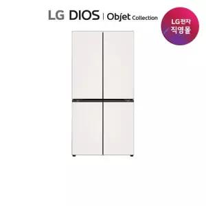 LG전자 LG 디오스 AI 오브제 글라스 6도어 더블매직 냉장고 M876GBB232 M876GBC232