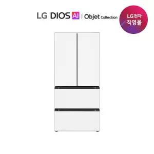 LG전자 LG 디오스 AI 오브제 김치톡톡 4도어 1등급 491L 김치냉장고 Z495MQQ271