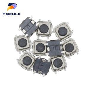 초소형 촉각 푸시 단추 스위치  휴대폰 핸드폰 SMD 마이크로 순간 PCB 장착 블랙  3x3x1.5mm  50 개