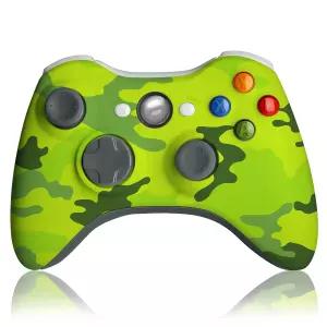 Xbox 360용 BUERTT 무선 컨트롤러 360 및 슬림 콘솔용 2.4GHz 게임 조이스틱 게임패드 PC Windows 7/8/10