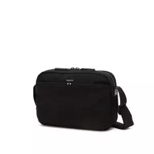 백화점 헤지스 ACC HATCHBAG 블랙 나일론 크로스백 HJBA6E345BK