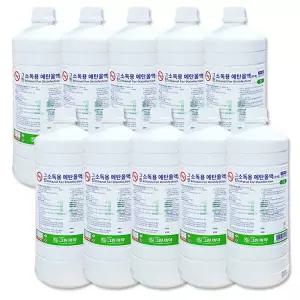 그린제약 소독용 에탄올 1L 소독제 알코올 알콜 1000ml x 10개
