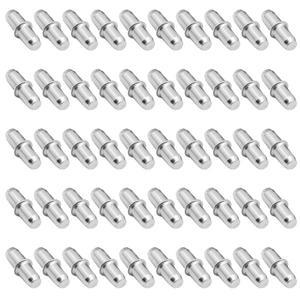 50 Pcs I 모양 금속 지원 못 선반 핀 가구 옷장, 내각, 책꽂이 지원을위한 조정 브래킷