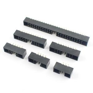 DIP 스트레이트 박스 헤더 IDC 소켓  DC3 수 커넥터  6 8 10 12 14 16 18 20 24 26 30 34 40 44 50 60 핀