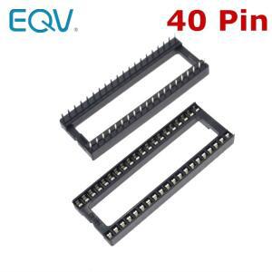10피스 40 핀 DIP 사각형 구멍 IC 소켓 어댑터 40Pin 피치 2.54mm 커넥터