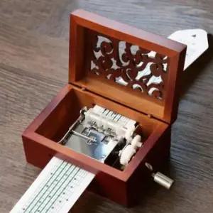 수동 오르골 수동 오르골 DIY 키트 15노트 원목 뮤직박스 세트