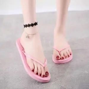 여성 여름 슬리퍼 쪼리 바캉스 슈즈 여행 신발 휴가_25243685