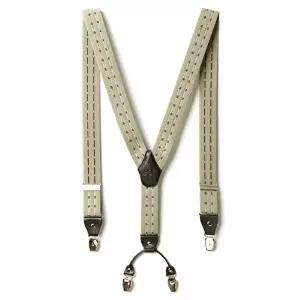 멜빵 남자 서스펜더 베이지 투라인 코디 남자멜빵 정장-WFO3F85