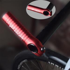 FMFXTR 자전거 황소 경적 핸들바내마모성 MTB 보조 초경량 알루미늄 합금 바 엔드 사이클링 부품