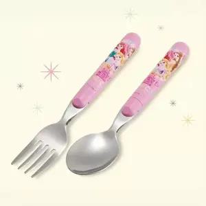 [하프클럽/알티피아]프린세스 스텐 스푼포크 세트 14cm 사무용품