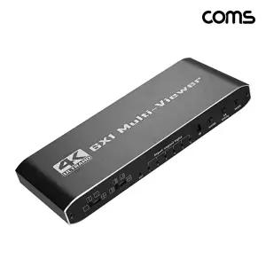[COMS]고품질 TBZ Coms 6대1 화면 분할기 HDMI 6포트 멀티뷰어 4K 30Hz OU849 싸이렌 고출력멀티메가폰 WF