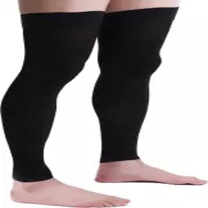 닥 밀러 허벅지 높은 종아리 소매 압박 호스 20-30mmHg 불투명 스타킹