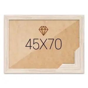 보석십자수액자 45x70 고급형 우드 라떼 보석십자수액자