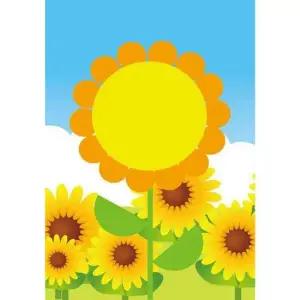 해바라기 하늘 (이젤) 보석십자수 15x20 종이판넬형보석십자수