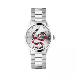 구찌 MUST IT_ YA1264076 G타임리스 남성 메탈 쿼츠 38mm