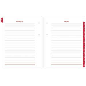 AT GLANCE 매일 리필 2026 데스크 캘린더 미니 4인치 E9195026 루즈 3인치