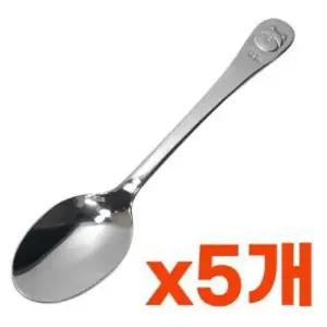 상일 곰돌이 유아용 숟가락1px5개 아동 스텐 어린이