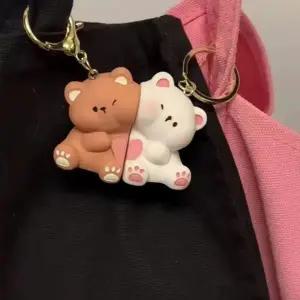 [하프클럽/]커플 인형 자석 곰인형 가방 장식 열쇠고리 친구 우정 선물