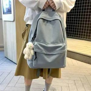 [하프클럽/셀러허브_여성트랜드패션]데일리 무지백팩 심플 학생 직장인 가