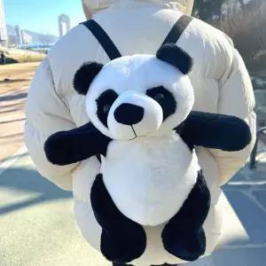 [하프클럽/셀러허브_여성트랜드패션]판다백팩 인형 학교 팬더백백