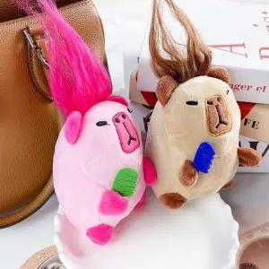 [하프클럽/]카피바라 인형 머리빗 장난감 열쇠고리 액세서리