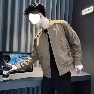 키체샵 남자 블랙 점퍼 슬림핏 봄가을 아우터 재킷 톱 스타일리쉬 바람막이 HO3