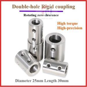 D25L30 10mm11mm12mm12.7mm13mm14mm15mm 스테인레스 스틸 커플 링 전송 어댑터 커넥터 이중 구멍 리지드
