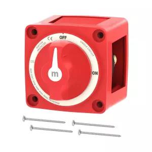 300A 보트 배터리 분리 스위치 해양 자동차 RV 트럭용 방수 12V 48V 차단 ON/OFF 헤비 듀티 및 점화 보호