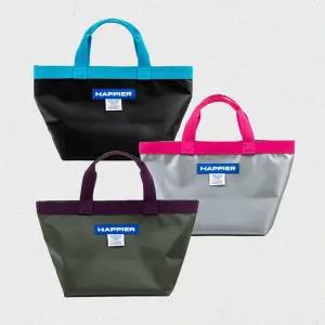 오롤리데이 Happier label strong tote bag 476968Moony