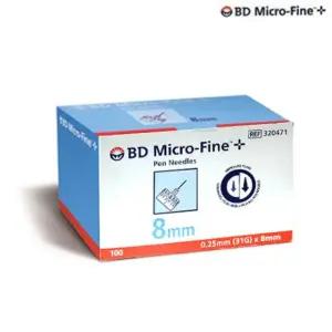 [행복사이소] BD 인슐린 펜니들 31G 8mm 멸균 주사침 주사기 주사바늘 당뇨 혈당관리