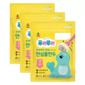 CJ제일제당 푸키루키 안심 물만두 504g x3개