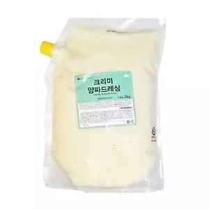 WL 양파 크리미 드레싱소스 2kgX10봉 양파크림 샐러드 WFLQSUE