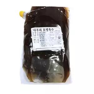 WL 다우리 오뎅육수 2kgX12봉 오뎅탕국물 WFLQSUF