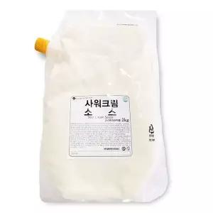 WL 샤워크림소스 2kgX10봉 사워크림 드레싱소스 WFLQSV3