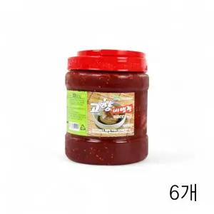 WL 고향 냉면 비빔장 2kg X 6개 물냉면 비빔냉면장 다대기 다데기 매운양념장 비빔냉면소스 WFLQ