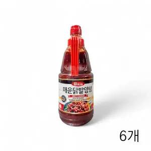 WL 움트리 매운닭발양념 1.9Kg X 6개 닭발소스 양념소스 대용량 돼지불고기양념 매운맛소스 WFLQ