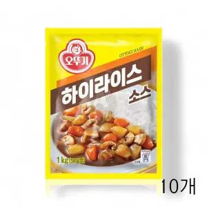 WL 오뚜기 하이라이스 소스 1kg X 10개 과립형 하이라이스분말 하이라이스가루 키즈푸드 WFLQQMP